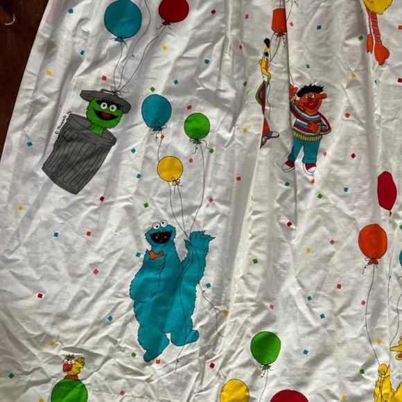 1980s - 1990s Jim Henson Sesame Street curtains, set of 2 , made in Canada - Picture 13 of 16